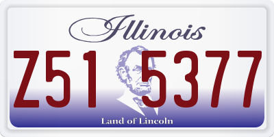 IL license plate Z515377