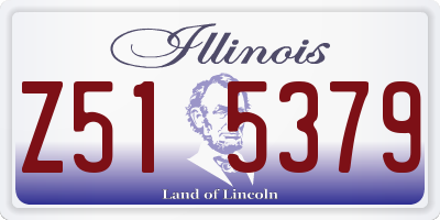 IL license plate Z515379