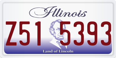 IL license plate Z515393