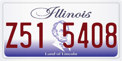 IL license plate Z515408