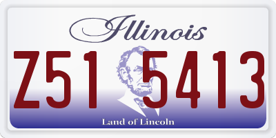 IL license plate Z515413