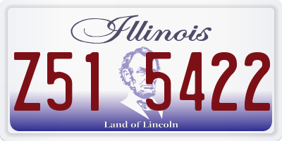 IL license plate Z515422
