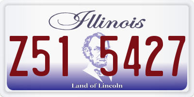 IL license plate Z515427
