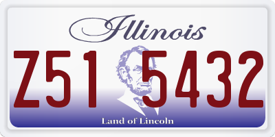 IL license plate Z515432