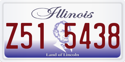 IL license plate Z515438