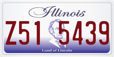 IL license plate Z515439