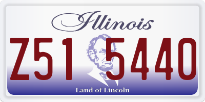 IL license plate Z515440