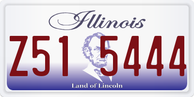 IL license plate Z515444