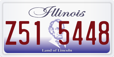 IL license plate Z515448