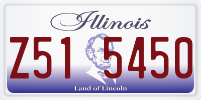 IL license plate Z515450