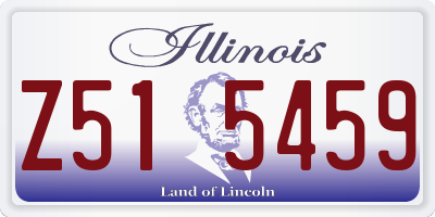 IL license plate Z515459
