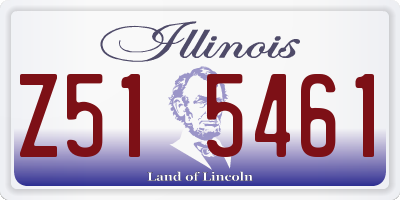 IL license plate Z515461