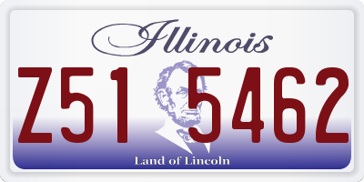 IL license plate Z515462