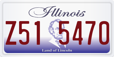 IL license plate Z515470