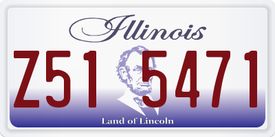 IL license plate Z515471