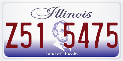 IL license plate Z515475