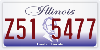 IL license plate Z515477