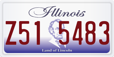 IL license plate Z515483