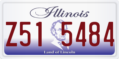 IL license plate Z515484