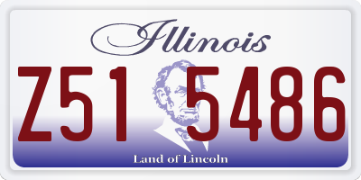 IL license plate Z515486