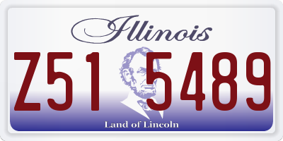 IL license plate Z515489