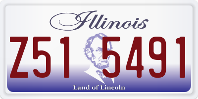 IL license plate Z515491