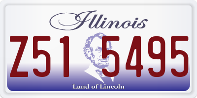 IL license plate Z515495