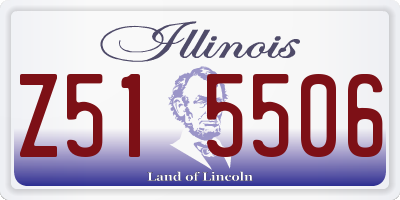 IL license plate Z515506