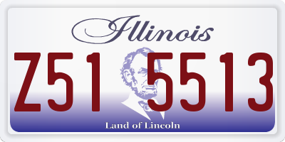 IL license plate Z515513