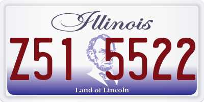 IL license plate Z515522