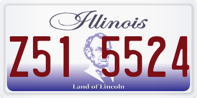 IL license plate Z515524