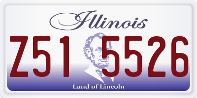 IL license plate Z515526
