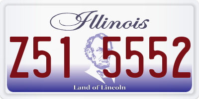 IL license plate Z515552