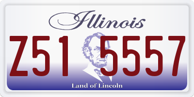 IL license plate Z515557