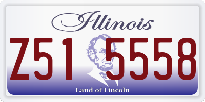 IL license plate Z515558