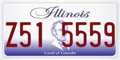 IL license plate Z515559