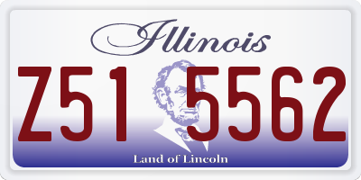 IL license plate Z515562