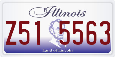 IL license plate Z515563