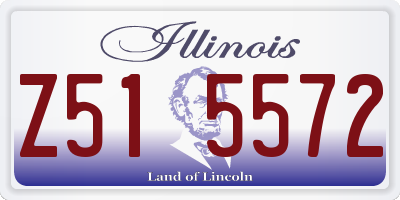 IL license plate Z515572