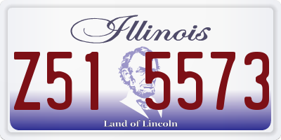 IL license plate Z515573