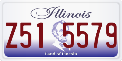 IL license plate Z515579