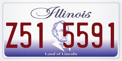 IL license plate Z515591