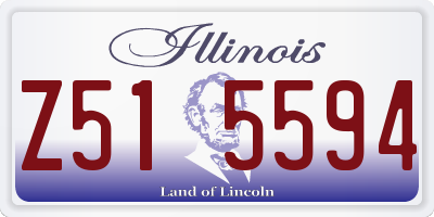 IL license plate Z515594
