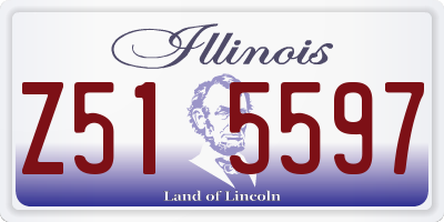 IL license plate Z515597
