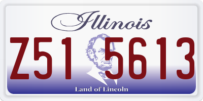 IL license plate Z515613