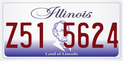 IL license plate Z515624