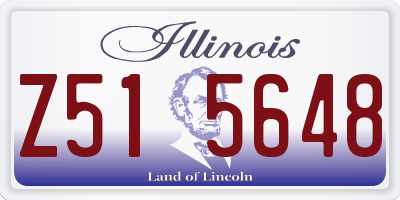 IL license plate Z515648
