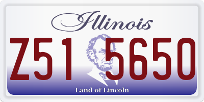 IL license plate Z515650