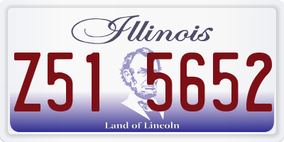 IL license plate Z515652