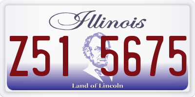 IL license plate Z515675